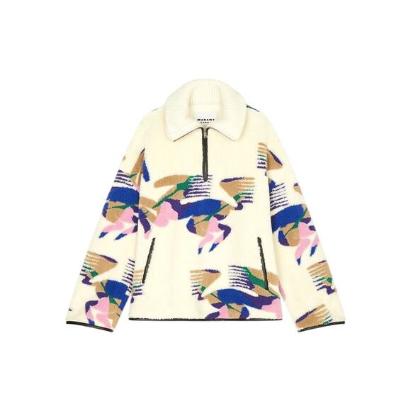Isabel Marant Etoile Marner Fleece Jacket - XS - Off-White - Picture 1 of 5